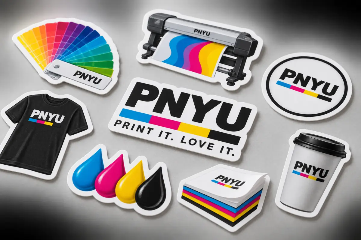 Sticker die-cut PNYU Percetakan
